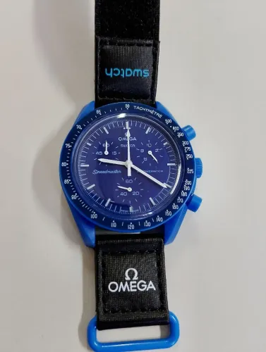 Relógio Omega x Swatch moon & Swatch