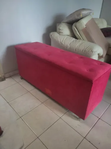 Baú Decorativo Vermelho