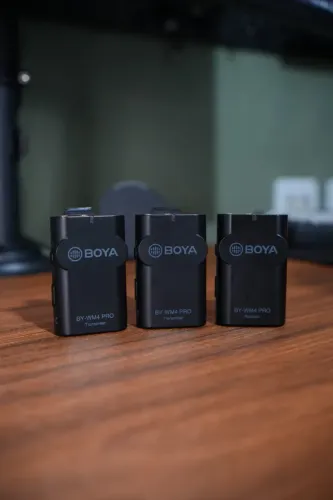 Microfone Lapela Boya By-WM4 Pro Sem fio