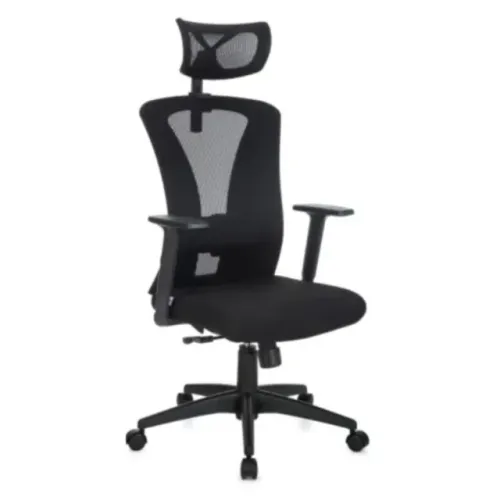 Cadeira Escritório Giratória BLM-0243 Preta Conforto Ergonômico Produtividade Home 32998