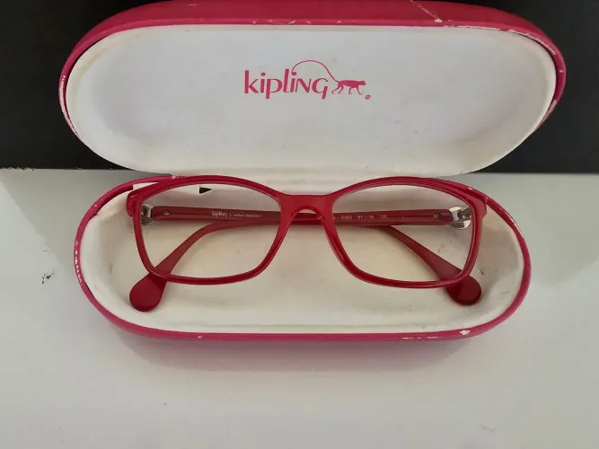 Óculos Kipling Vermelhos Originais
