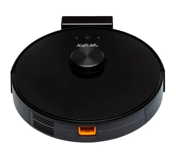 Robô Aspirador e Passa Pano KABUM! smart 700 - 5 Modos de Limpeza, Preto