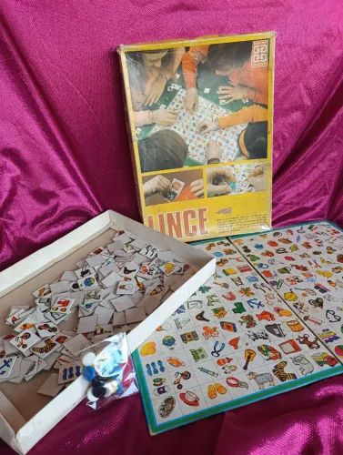 Jogo de tabuleiro antigo Lince (anos 80)