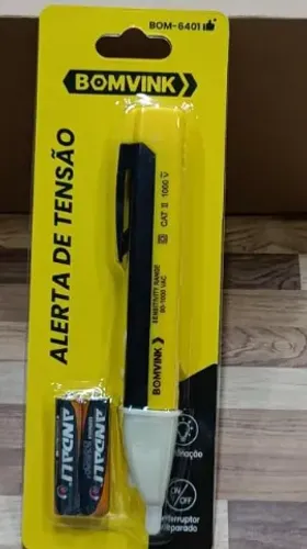 Detector de Tensão Bomder BOM-6401 Com Alerta Sonoro tipo Caneta