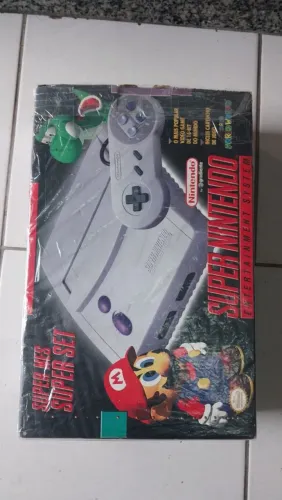 Super nintendo baby na caixa