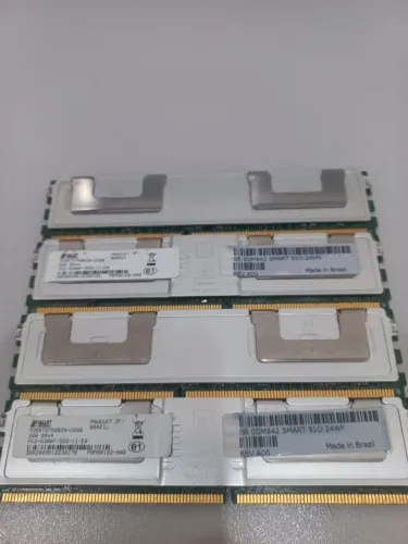 Kit 4 Memoria SMART 2gb 2Rx4 Pc2-5300f-555-11 Ddr2 Servidor