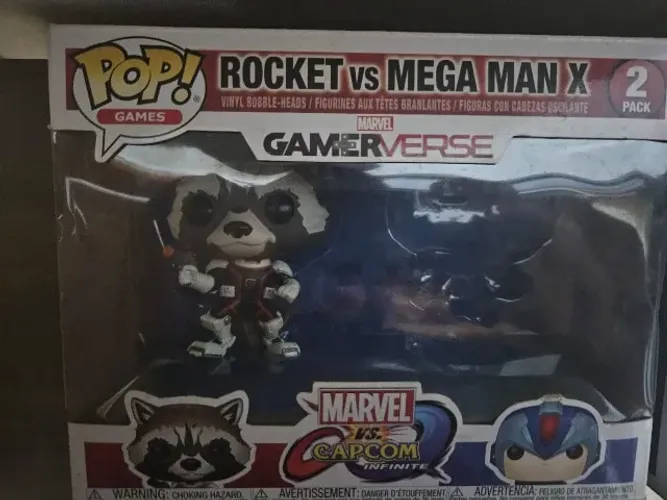 Funko Pop Rocket Raccoon + Funko Pop Warpig Motorhead 