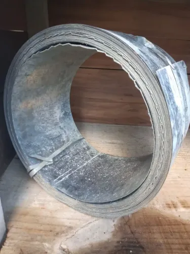 40m Chapa de Aço Galvanizado para rufo ou calha