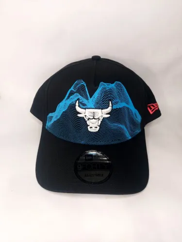 Boné Chicago Bulls preto - New era - 9forty - Snapback - nba