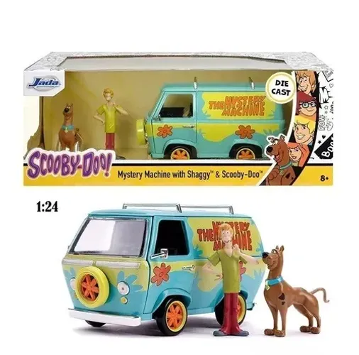 Máquina do Mistério com figuras Scooby-Doo 1:24 Jada