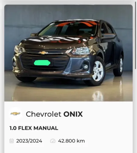 Chevrolet Onix Hatch 1.0 12V Flex Mec. 4P 2024