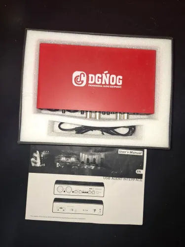 Interface de áudio da DGNOG equipamento profissional de áudio 