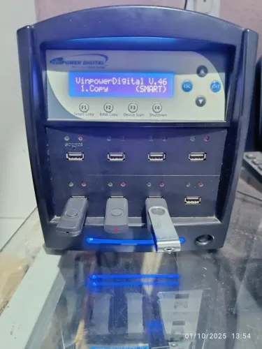 Duplicador de Pen drive, Cartão SD, HDs 