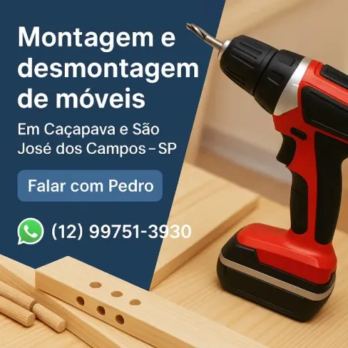 Montador de Móveis em Caçapava SP 