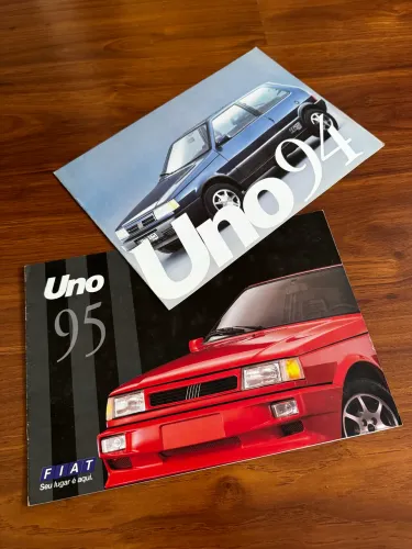PROSPECTO FOLDER UNO TURBO E UNO 1.6R RARIDADE 500,00 CADA!