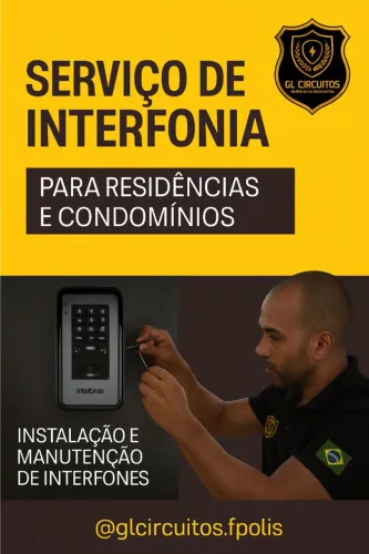 Instalação e manutenção de interfones 