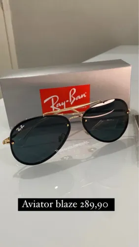 Modelo blaze Aviator rayban Original Novoo