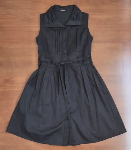 Vestido Social Alfaiataria Preto - Prímoris