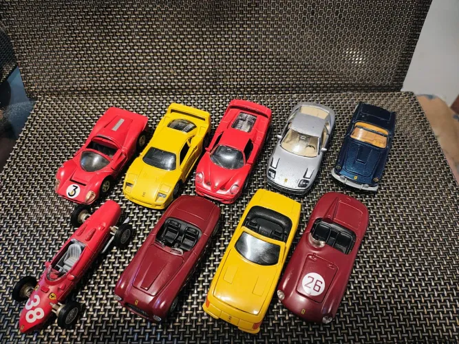 Coleção carrinhos Ferrari Shell 1997