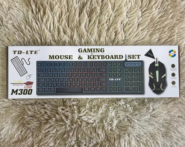 Kit Teclado e Mouse Gamer TD-LTE M300