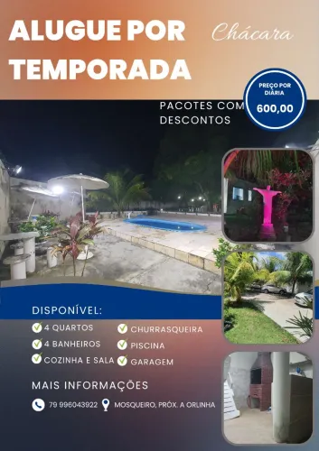 Casa por temporada 