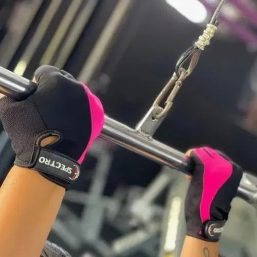 Luva Tam. PP Academia Musculação Ciclismo Bike Rosa Feminino