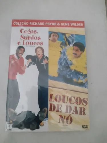 Box DVD Loucos de Dar Nó e Cegos, Surdos e Loucos - Gene Wilder . Richard Prior