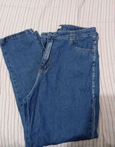 calça mom jeans feminina cintura alta tam 44