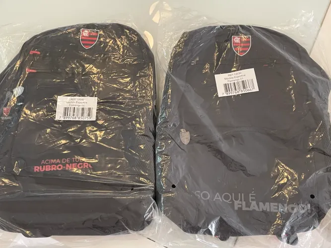Duas Mochilas Flamengo Novas com etiquetas