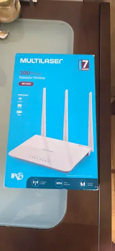 Roteador Wireless Multilaser 300Mbps RE163V - Novo!