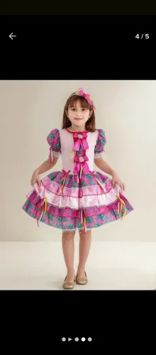 Vestido Infantil Junino