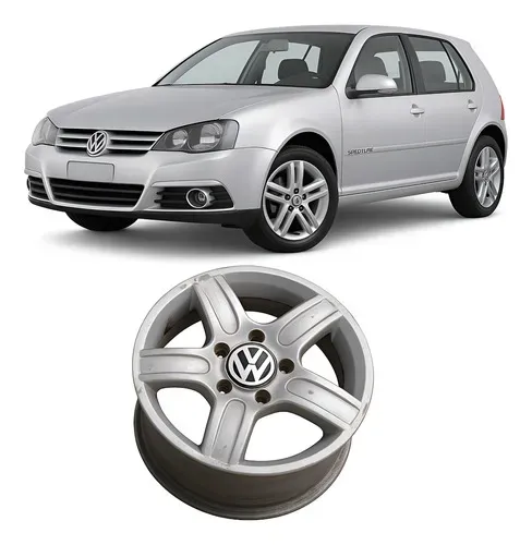 Roda Aro 15 Vw Golf Sapão 1999 A 2006 Liga Leve Original