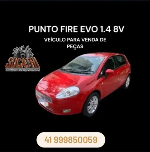Sucata Venda De Peças Fiat Punto 2007 2017 88cv 1.4 8v