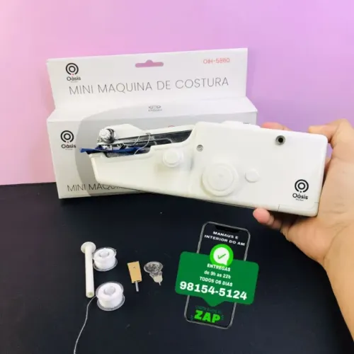 Mini Máquina de Costura Portátil - Costure em qualquer lugar!