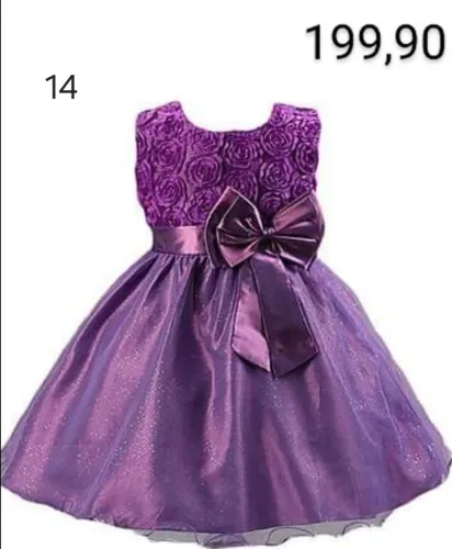 Lindo Vestido Roxo 14 anos