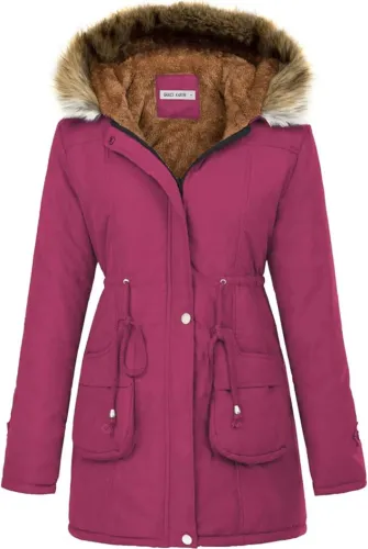 Jaqueta Casaco feminino de inverno com capuz Grace Karin. Novo. Importado EUA.