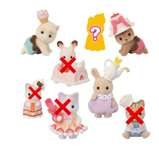 Sylvanian families Blind bag - Sweet Party -esquilo, ovelha, coelho e husky