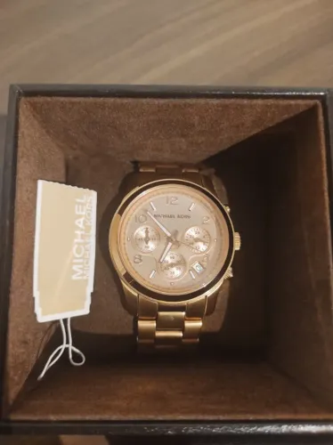 Novo Original e Barato: Relógio Michael Kors Ouro Rosé, com etiqueta na caixa original