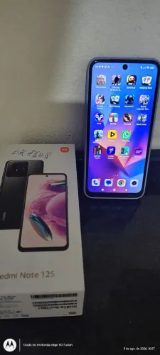 Vendo celular not 12 S lce BLUE 8 GB Ram 256 GB Rom semi novo pouco tempo de uso
