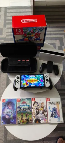 Nintendo Switch OLED Novo com 1 mês Garantia + NF