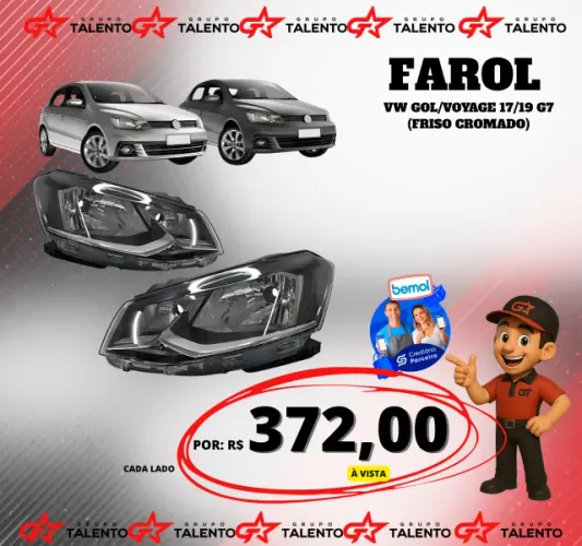 FAROL G7(FRISO CROMADO)