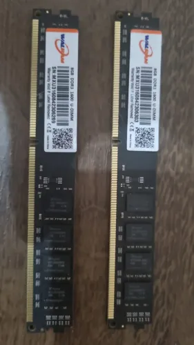 Memoria pc 16gb DDR3 1600mhz (2 pentes de 8gb)