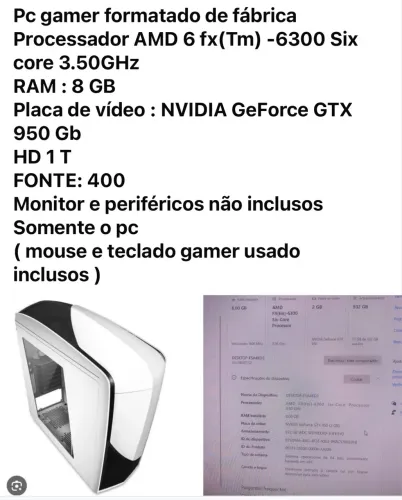 PC GAMER RTX 950