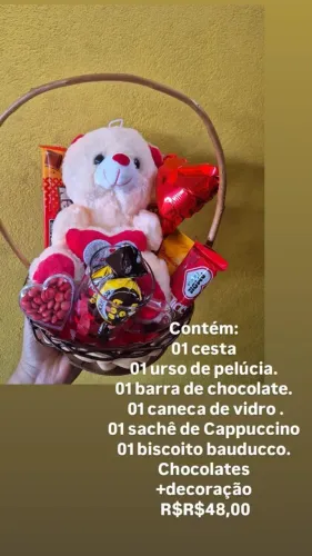 Cesta dia dos Namorados LEIA A DESCRIÇÃO