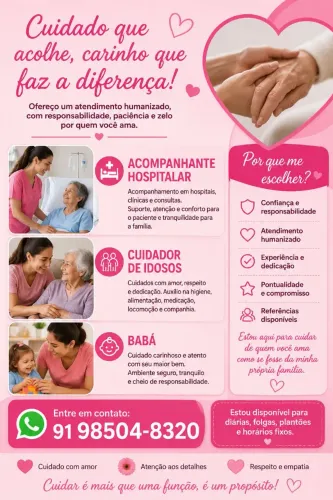 Cuidados com quem vc ama