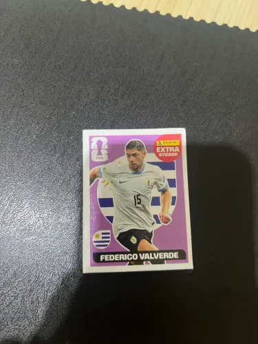 Figurinha Copa do Mundo 2026 Panini Extra Sticker Federico Valverde - Uruguai
