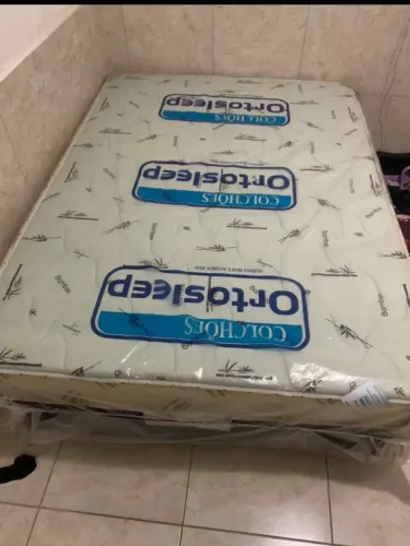 Vendo cama selada espuma 12 cm no plástico e com selo de garantia 