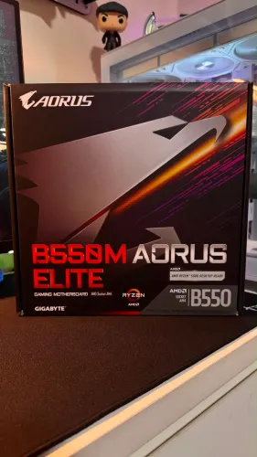 Placa mãe B550m aorus elite