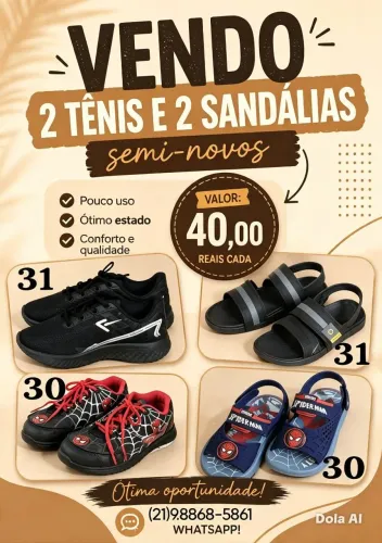 Sapatos e sandálias