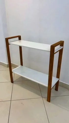 Aparador 2 prateleiras em MDF novo